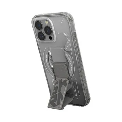 Cover Iphone 16 Pro Helio Magsafe Case With Grip Skin Arma - Titanium